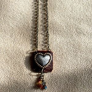 SILVER HEART NECKLACE